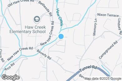 Map image of the property - Haw Creek Mews Apartments and Townhomes