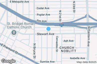 Map image of the property - 1901 Stewart Ave