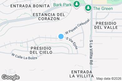 Map image of the property - 257 W Paseo Celestial