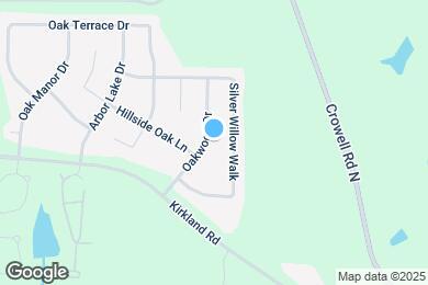 Map image of the property - 90 Oakwood Dr