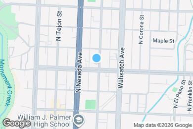 Map image of the property - 604 N Weber St
