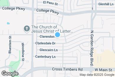 Map image of the property - 1718 Clarendon Dr