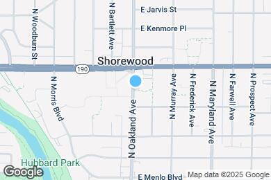 Map image of the property - 3942 N Oakland Ave