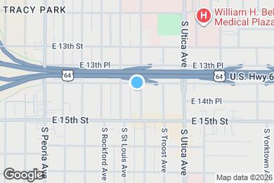 Map image of the property - 2525 E Skelly Dr