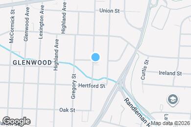 Map image of the property - 1003 Silver Ave