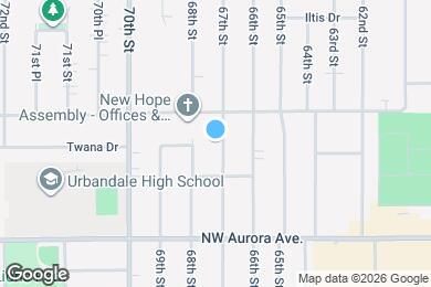 Map image of the property - 4314 67th St