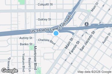 Map image of the property - 706 Rosedale St