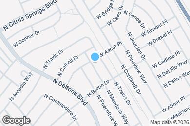Map image of the property - 9441 N Mendoza Way