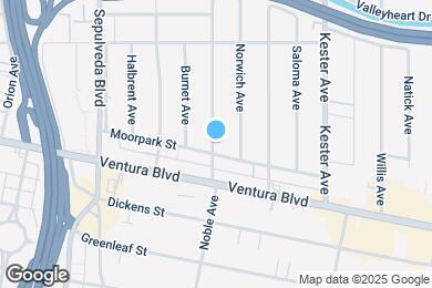 Map image of the property - 4626 Noble Ave