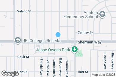 Map image of the property - 17801 Sherman Way
