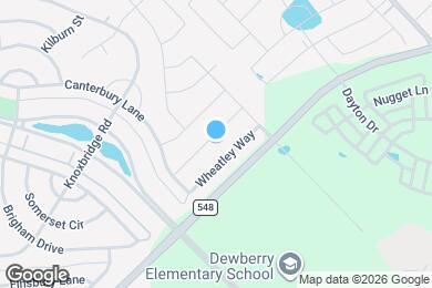Map image of the property - 1522 Calcot Ln