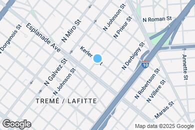 Map image of the property - 1430 N Prieur St