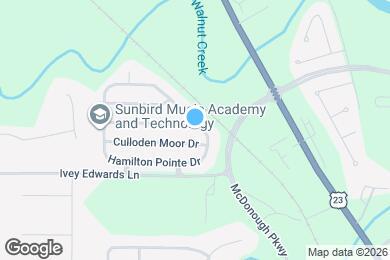Map image of the property - 316 Hamilton Pointe Dr