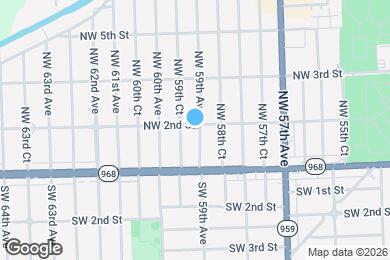 Map image of the property - 5900 NW 2nd St