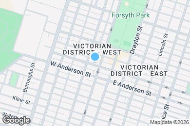 Map image of the property - 114 W Henry St