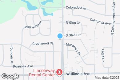 Map image of the property - 832 N Randall Rd