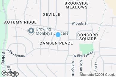 Map image of the property - 213 S Brittany Dr