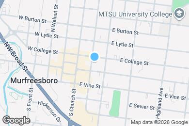 Map image of the property - 118 N Spring St