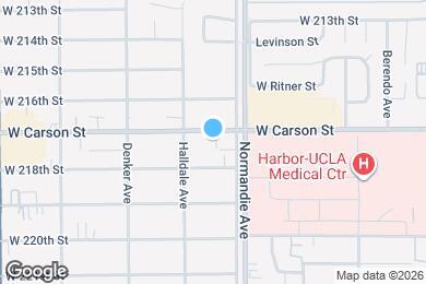 Map image of the property - 1326 W Carson St