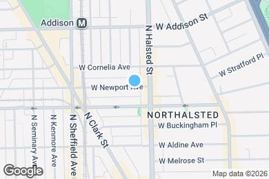 Map image of the property - 823 W Newport Ave