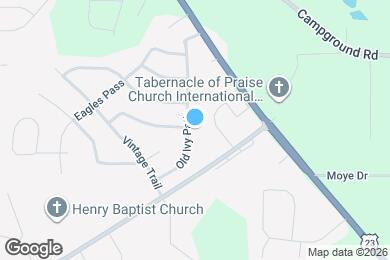 Map image of the property - 426 Old Ivy Path