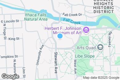 Map image of the property - Campus Hill Apartments