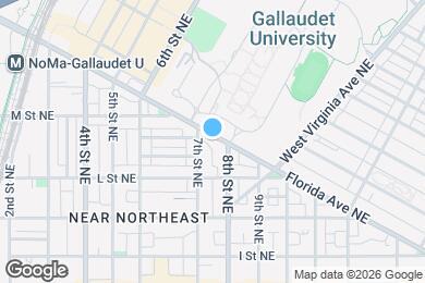 Map image of the property - 713 Florida Ave NE