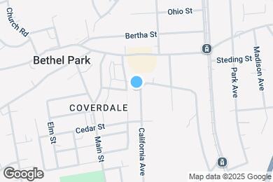 Map image of the property - 5360 California Ave