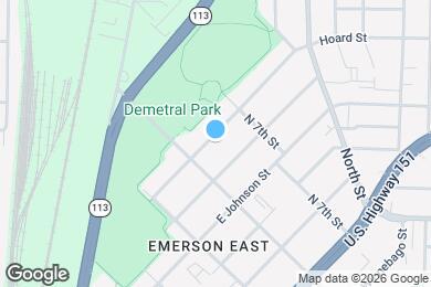 Map image of the property - 2421 Hoard St