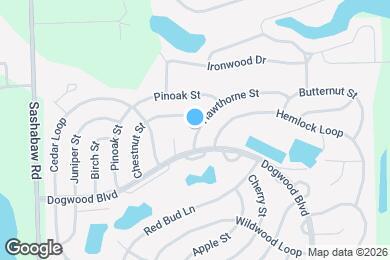Map image of the property - 3674 Hawthorne St