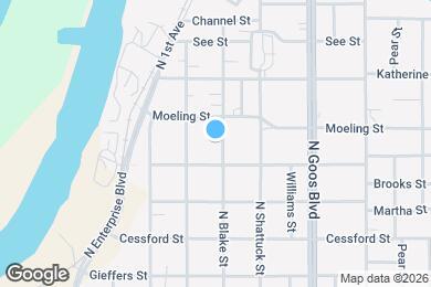 Map image of the property - 915 N Blake St