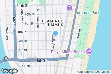 Map image of the property - 719 Euclid Ave