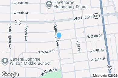 Map image of the property - 522 W 23rd St