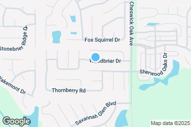 Map image of the property - 3757 Woodbriar Dr