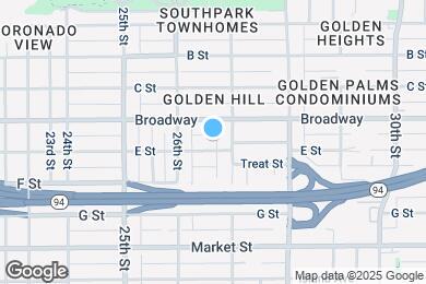 Map image of the property - 2658 E St
