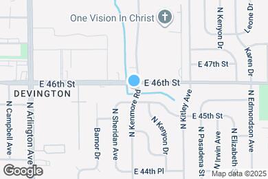 Map image of the property - 4512 N Kenmore Rd