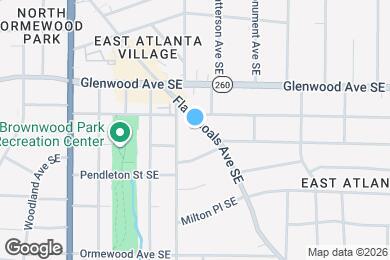 Map image of the property - 575 Flat Shoals Ave SE