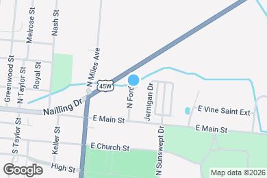Map image of the property - 205 N Ford St