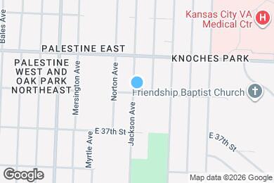 Map image of the property - 3547 Jackson Ave