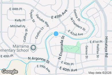 Map image of the property - 19386 E 41st Pl
