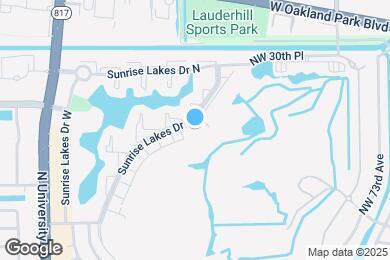 Map image of the property - 3000 Sunrise Lakes Dr E