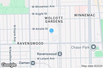 Map image of the property - 4841 N Wolcott Ave