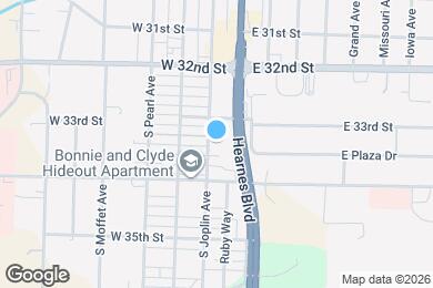 Map image of the property - 3317 S Joplin Ave