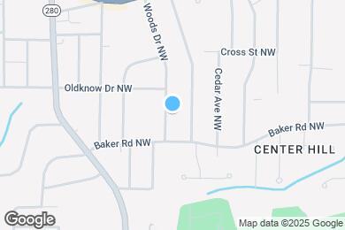 Map image of the property - 569 Woods Dr NW