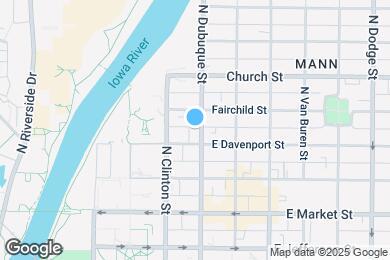 Map image of the property - 413 N Dubuque St