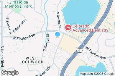 Map image of the property - 10930 W Florida Ave