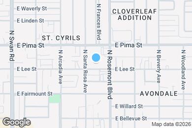 Map image of the property - 5025 E Lee St
