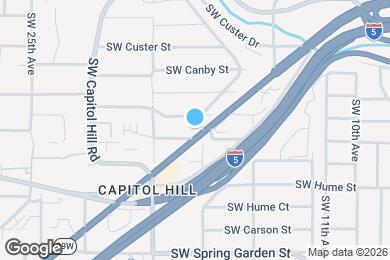 Map image of the property - 7943 SW 17th Ave