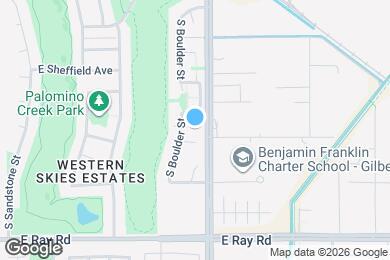 Map image of the property - 1576 E Orchid Ct