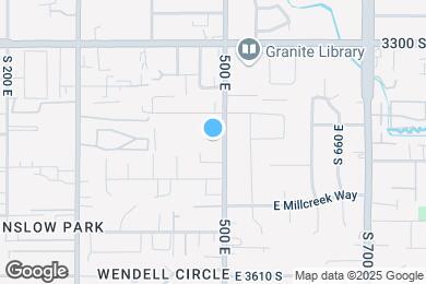 Map image of the property - The 500 Townhome Apartments